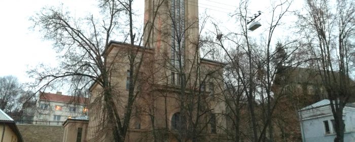 K. Reisono projektuota evangelikų reformatų bažnyčia Kaune